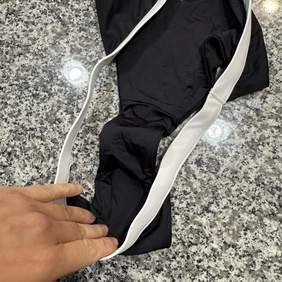 Onia Bikini Bottom Womens Large Black White Swim Briefs‎ Classic Minimalist - Picture 4 of 6